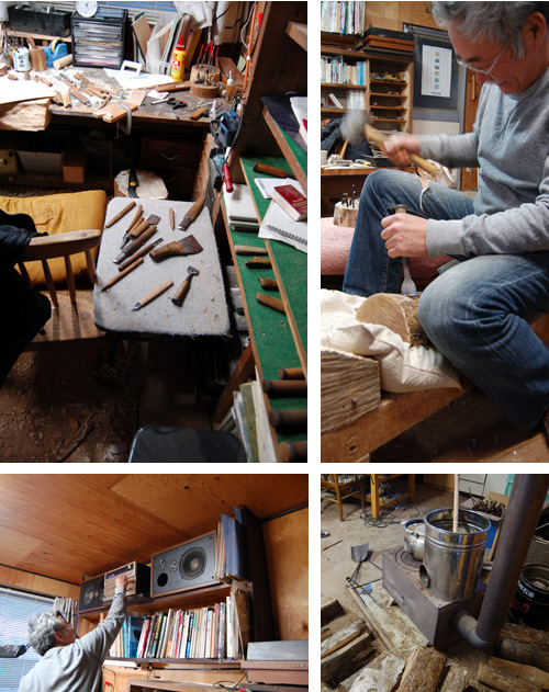 【木林】荒井修　木彫り　小物入れ 木林】荒井修 木彫り 小物入れ 木林様専用】荒井修 木彫り 小物入れ